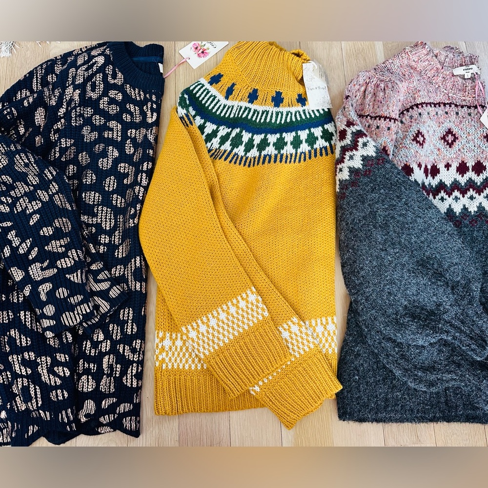 Womens Bundle Brand New Large Sweaters